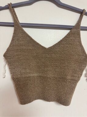 debut Taupe Knit Top